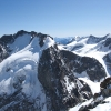 Piz Roseg - Bernina Westwand, jaja dort kann man runterfahren