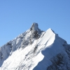 Piz Morteratsch - Piz Bernina, östlichster 4000er und Piz Alv 3995m davor.